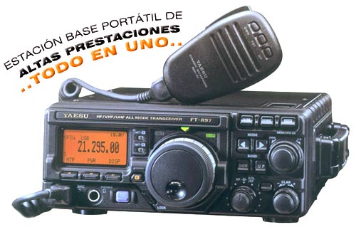 YAESU FT 897 - EMISORA MOVIL - RADIOAFICIONADOS - HAM RADIO - GCN