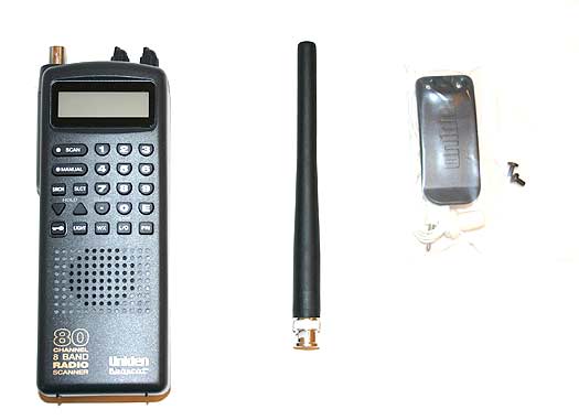 SCANNER RADIO PORTABLE UNIDEN BEARCAT 30 CANAUX 10 BANDES BC60XLT