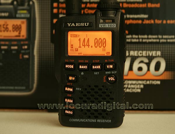 Receptor escaner yaesu vr120 banda aerea Radioaficionados